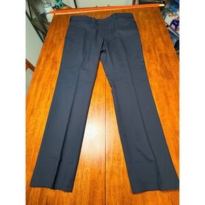 NWT Edwards 2733-007 Mens Navy Blue Poly Wool Blend Dress Pants 38x32 NWT